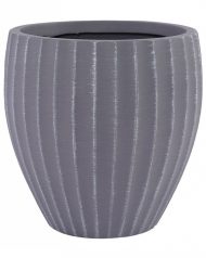 SFER24-GR Кашпо настольное IDEALIST Lite Сфера, серое, Д24 В24 см