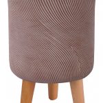 FLORL35-BRN Настольное кашпо IDEALIST LITE Флоу Ваза с подставкой, кофе, Д24 В35 см, высота ножек 11 см