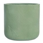 FLOR24-GRN Настольное кашпо IDEALIST LITE Флоу Ваза, зеленое, Д24 В24.5 см
