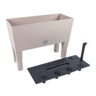 Кашпо с автополивом Prosperplast Rato Case High 30л, мокко — изображение 2