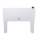 Кашпо с автополивом Prosperplast Rato Case High 72л, белый