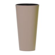 Кашпо для цветов Prosperplast Tubus Slim 27+15л, мокко