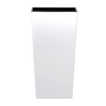 Кашпо для цветов Prosperplast Urbi Square 49+21л, белый