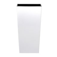 Кашпо для цветов Prosperplast Urbi Square 49+21л, белый