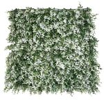 Искусственный газон-коврик из самшита зелено-белый