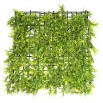 Искусственный газон-коврик из папоротника светло-зеленый