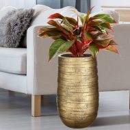 ROWEV26-GLD Напольное кашпо IDEALIST LITE Роу Высокое, золотое, Д26.5 В45 см